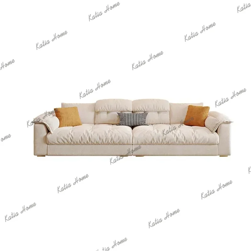 Factory Direct Modern Living Room Couches Simple Comfortable Designer Small Nordic Sofa Puffs Lazy Lounge Divani Da Soggiorno Sa