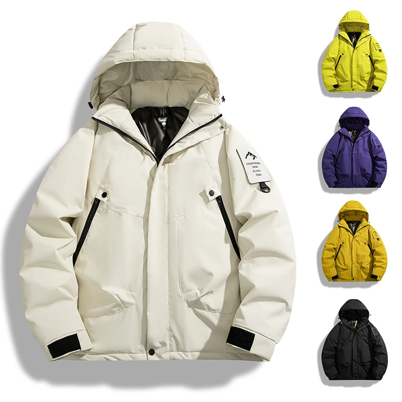 

GIOIOMen's cotton clothes，Autumn and Winter Thickened Warm Loose Casual Cotton Jacket，Fashion Men's Jacket