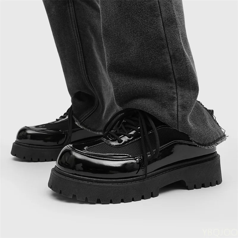 

Fashionable versatile men's new spring autumn casual comfortable low top men's shoes thick sole elegant simple formal shoes