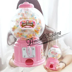 Candy Machine Gumball Dispenser Piggy Coin Sorter Money Box Pink Candy Dispenser Children's Birthday Party Decoration Gift