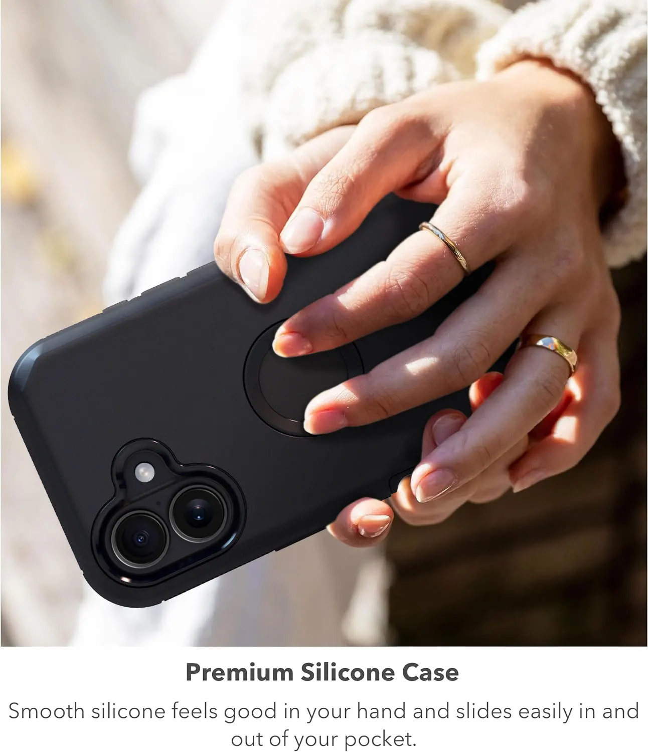 حافظة لهاتف آيفون 16e/16/16/16 Plus/16 Pro/16 Pro Max غطاء مقاوم للصدمات و4 قطعة تغطية كاملة واقيات شاشة من الزجاج المقسى