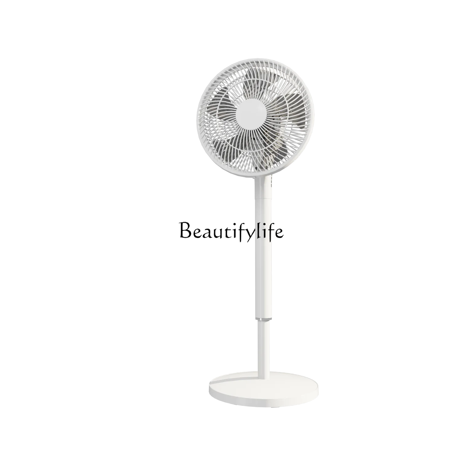 Electric Fan Household Light Tone Lifting Floor Fan Stand Vertical Dual-Use Small