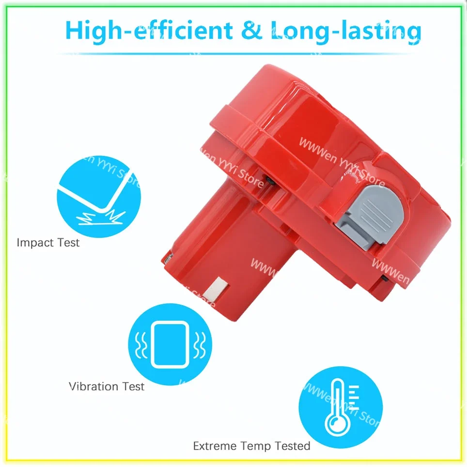 Makita PA18 4800mAh 18V 6800mAh 9800mAh Ni-MH Battery Replace Makita 18V PA18 1822 1823 1833 1834 1835 1835F 192828-1 192829-9