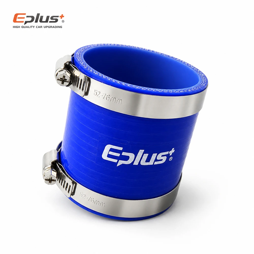 EPLUS Blue Silicone Tubing Straight Hose Coupler Universal Car Air Intake Intercooler Turbo Pipe Adapter Silica Gel Connector