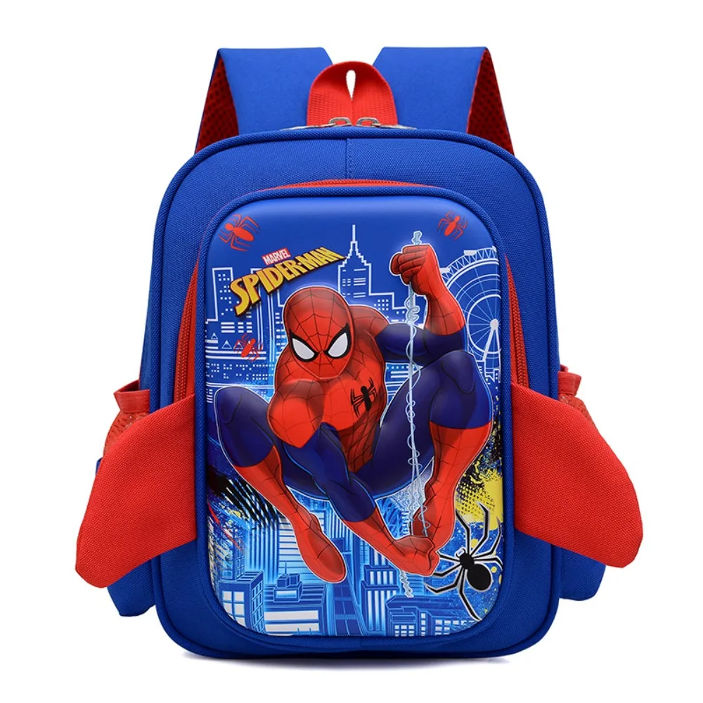 Children's Backpack New Cartoon Cute Elsa Captain America Spider Man Kindergarten Boys And Girls Can Use Lightweight Backpacks