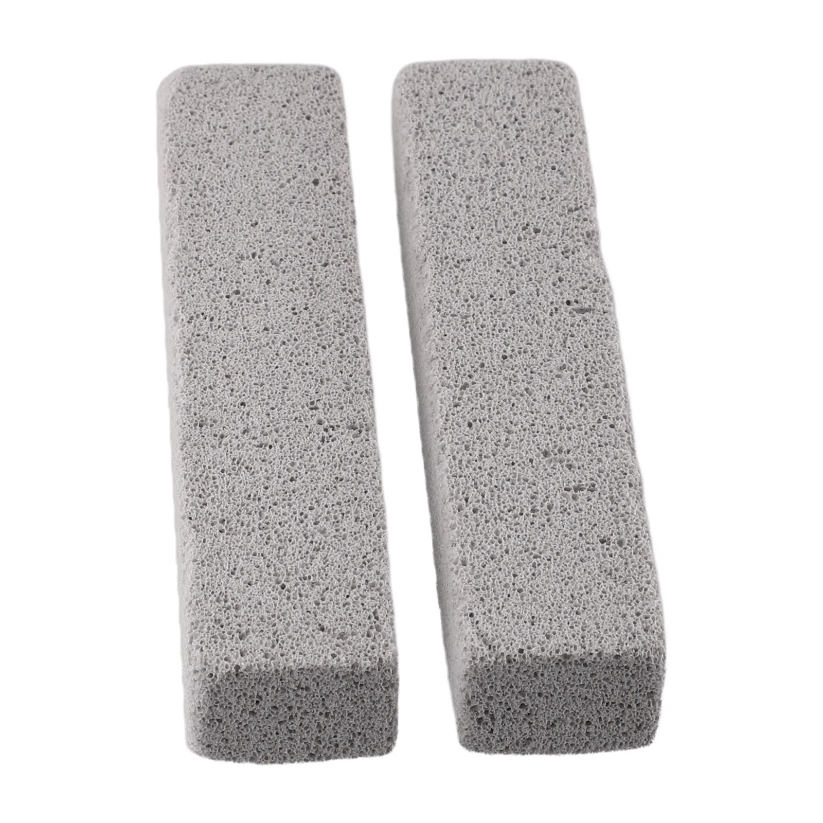 Convenient Narrow Edges Scouring Pad Lime Build Up Toilets Comfortable Use Narrow Edges Foamed Glass Grease Grey