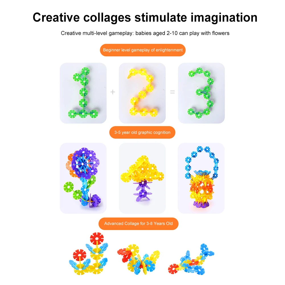 

Early Educational Toys Hands Brain Training Montessori Toys Cultivate Creativity Imagination Fun Bricks Set for Kids Child