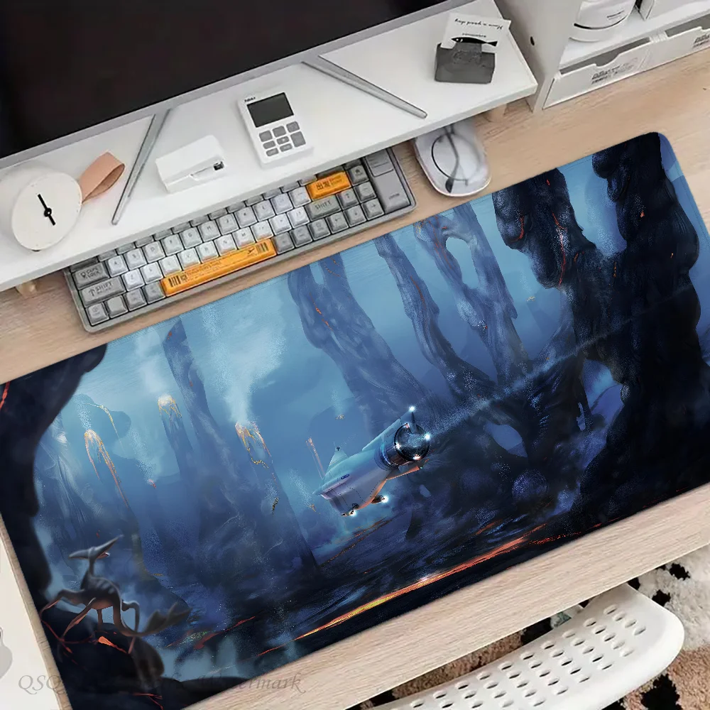 1pc S -Subnautica Mouse Mat Desk Mat With Pad Gaming Accessories Prime Gaming XXL Keyboard Pad