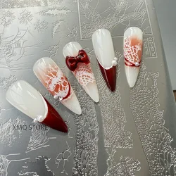 XMQ NAIL ART STAMPING PALTES LACE NAILS TEMPLATES