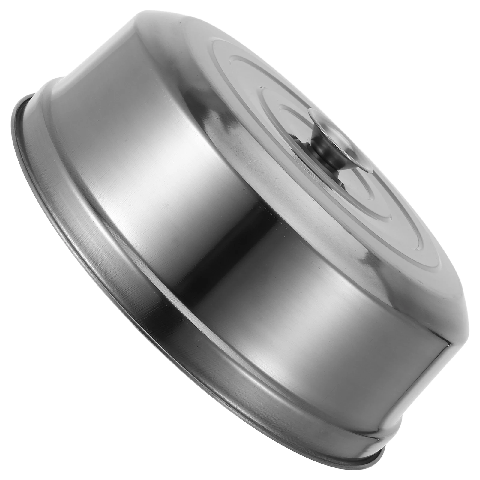 

Universal Stainless Steel Steamer Cover Lid For Grilling Steak Cheese Bacon Eggs Griddle Dome Pot Protective Kitchen Accessory