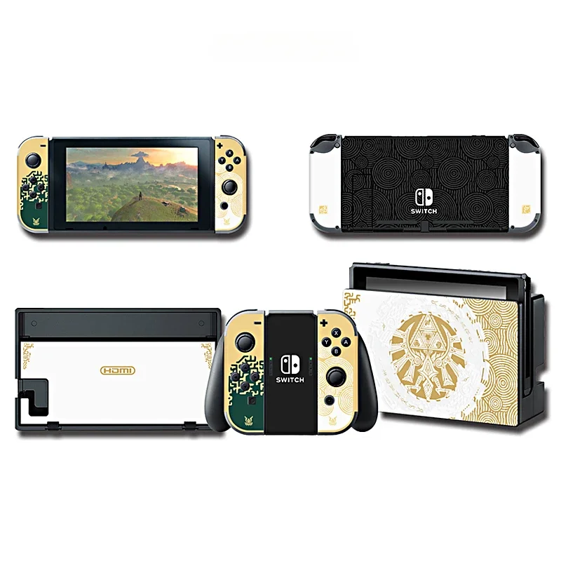 Zelda Tears of The Kingdom Limited Console Skin Sticker voor Nintendo Switch OLED NS Joy-con Controller Dock Switch Accessoires