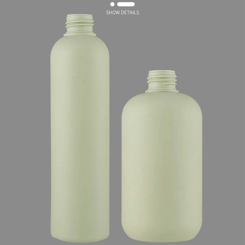 

200/250ml Green Empty Plastic Pump Lotion Shampoo Bottle Cosmetic Container Acrylic Pump Head Refillable Bottles