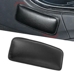 1Pcs Universal Car Leather Leg Cushion Knee Pad Pillow Thigh Support Seat Door Armrest Leg Pad For Bmw Car Interior Decoration N