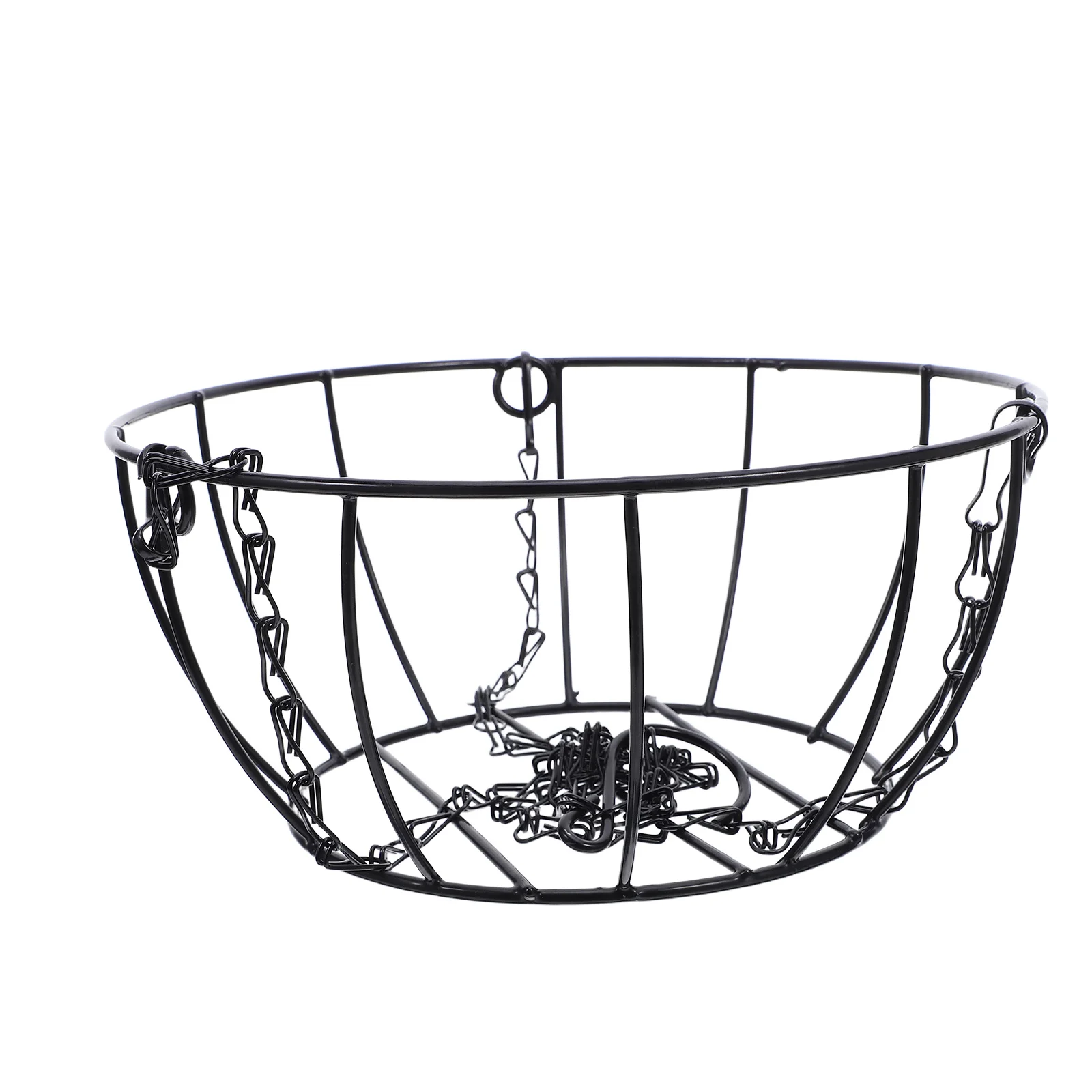 

Durable Iron Hanging Planter Holder Perfect for Garden Porch Home Office Kitchen Courtyard Balcony Scenic Spot Storage