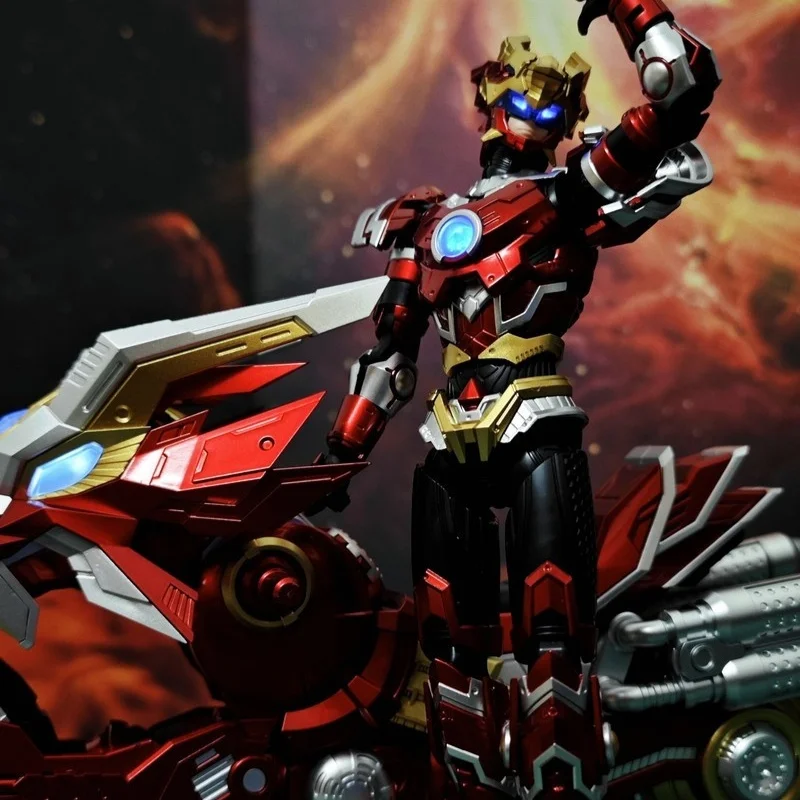 

In Stock Super Beast Armor Fire Lin Fei Assembled Movable Articulated Action Figure Model Mecha Kit Trendy Toys Collectible Gift