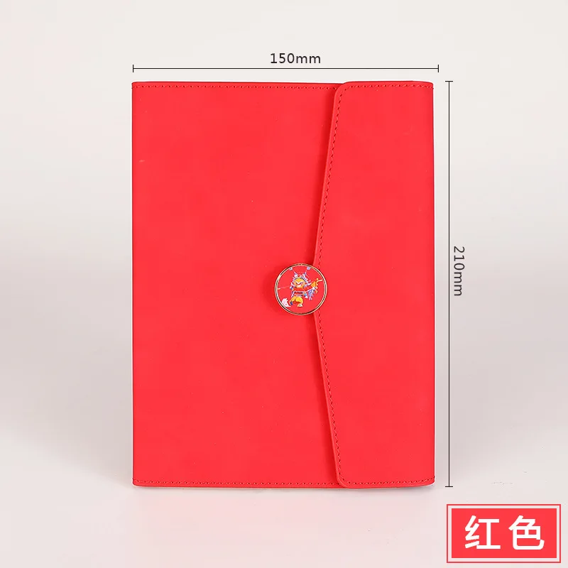 A5 tri-fold notebook book can be printed with logo high-end notebook gift box set 2024 new business notebook study planner