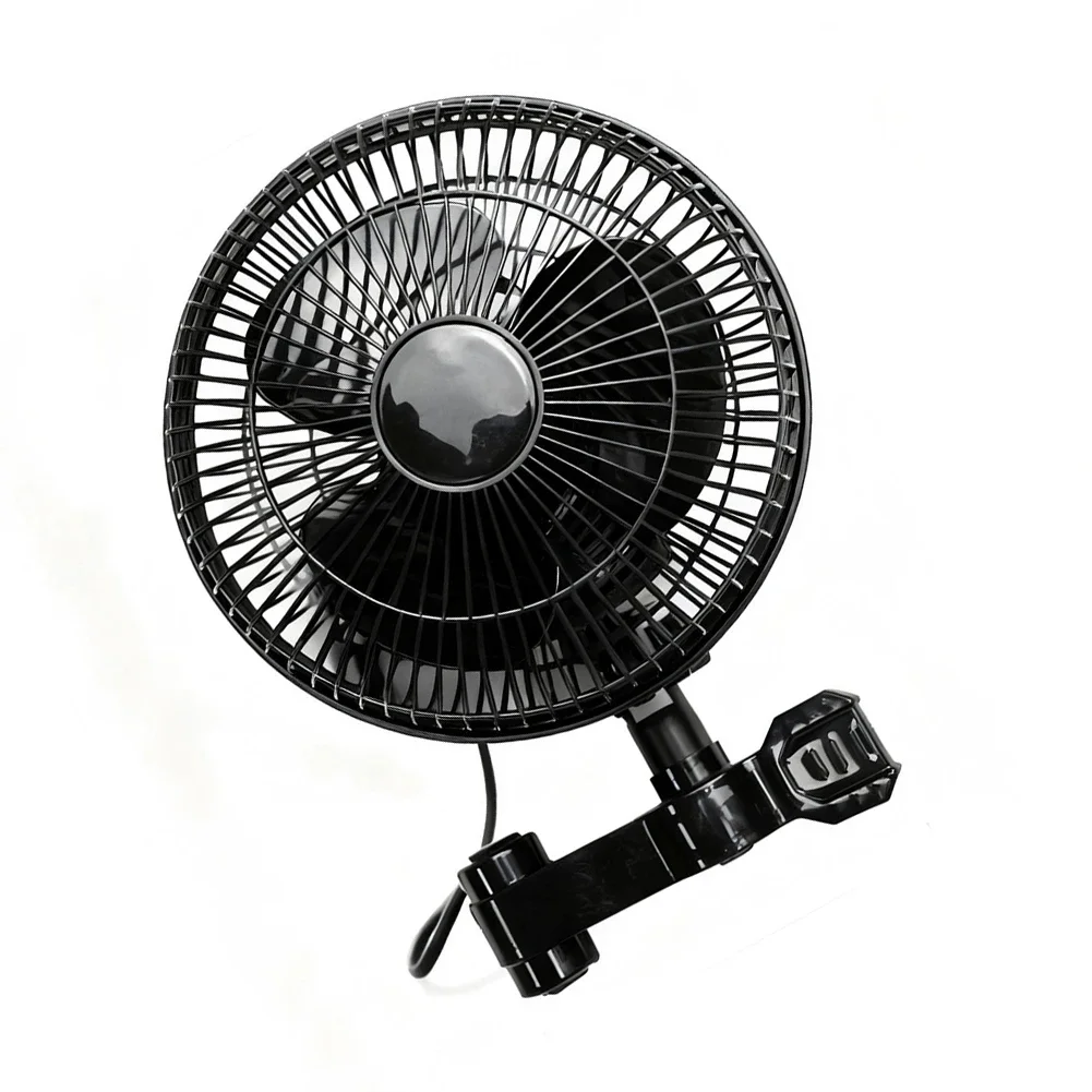 2PC 6 Inch Oscillating Clip Fan Adjustable Speed 90 Degree Rotation Silent Airflow For Grow Tent Plant Care Accessories Tool Set