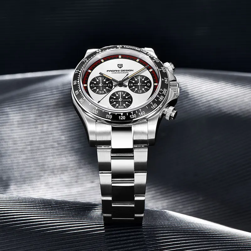 PAGANI DESIGN 2025 Новые мужские часы Кварцевые деловые часы для мужчин Лучший бренд Роскошные часы Мужской хронограф VK63 40 мм Водонепроницаемые часы