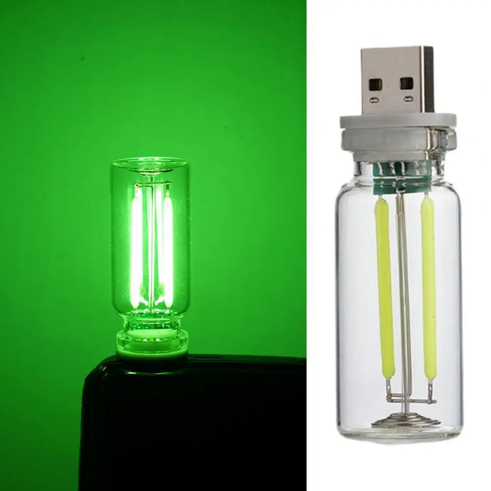 Usb-ночник Usb Автомобильный ночник с сенсорным управлением для атмосферы Мини-светодиодная лампа для автомобиля Спальня Ретро Автомобильная ночь