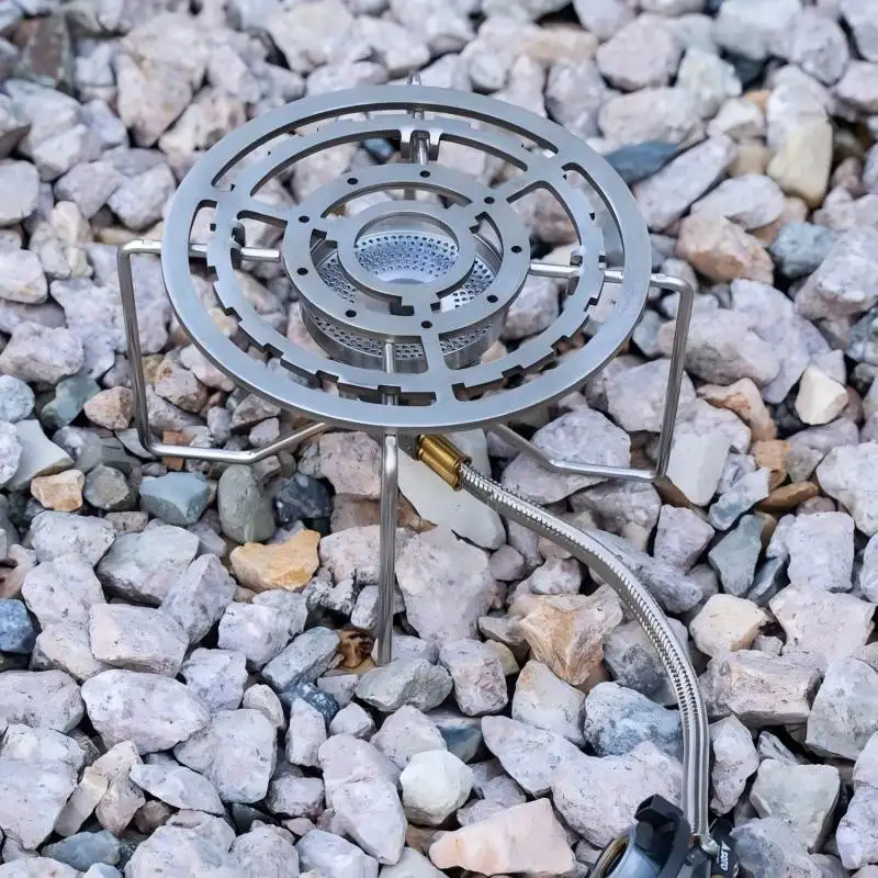 Outdoor Camping Burner Holder Portable Fixing Rack Furnace Frame Spider Stove Accessories for 3-jaw 4-jaw Stoves Picnic Cooking - Image 5