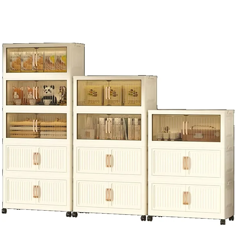 Multifunctional storage box, folding closet storage