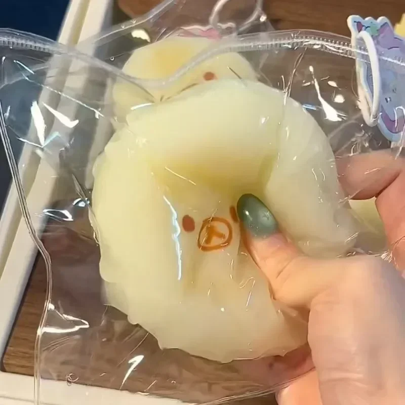 Realistic Squishy Carrot Oden Little Bear Squeeze Toy Stress Relief ASMR Decompression Toy Gift for Adult Christmas