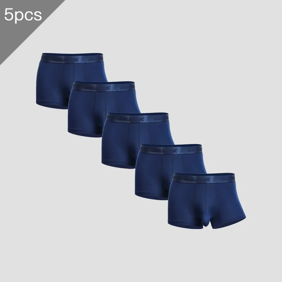 

5 шт., мужские трусы с разрезом Bullet, мужские боксеры из модала Ice Silk, летние тонкие дышащие влагостойкие трусы с носорогом