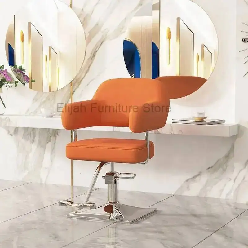 

Professional Barber Chair Modern Barbershop Style Simple Perm Hair Dyeing Barber Chair Comfort Luxury Salon Furniture Sedie FYBC