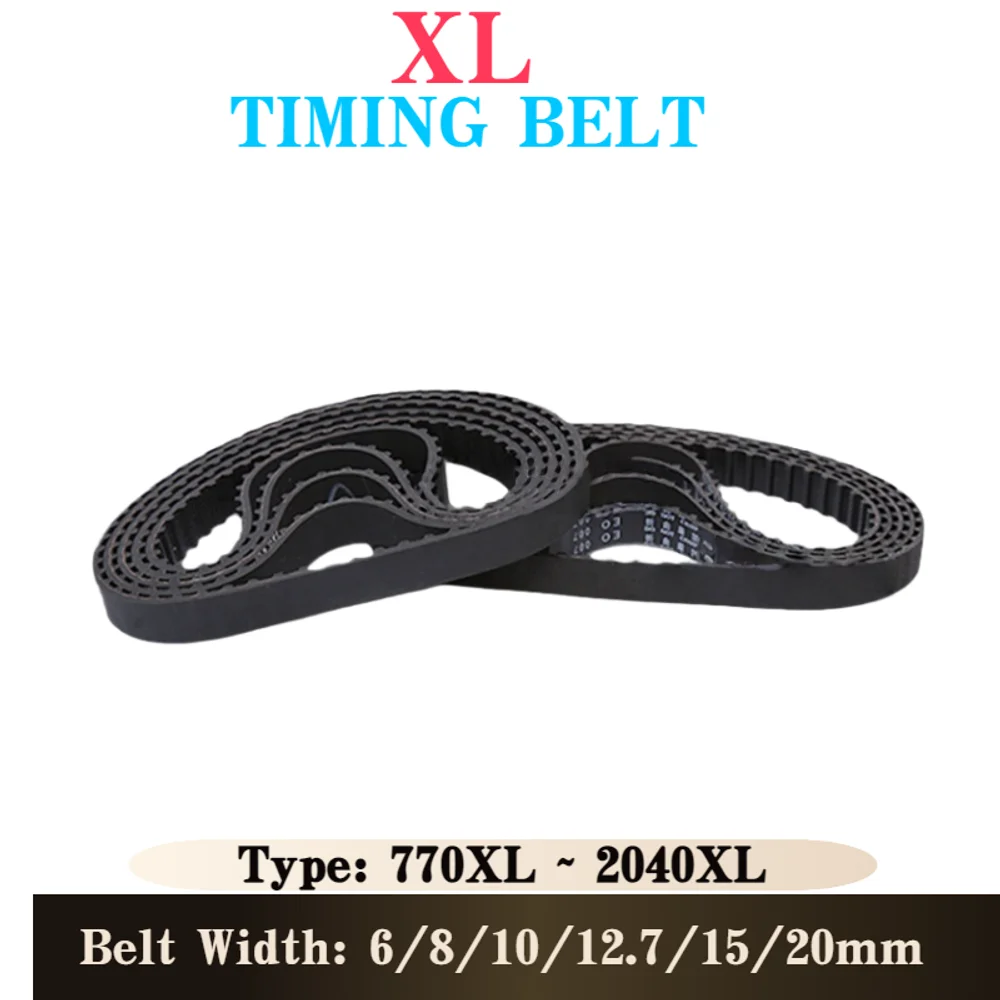 XL Timing Belt 770XL to 2040XLWidth 6mm 8mm 10mm 12.7mm 15mm 20mm XL Rubber Belt XL Synchronous Belt Closed Loop Belts XL