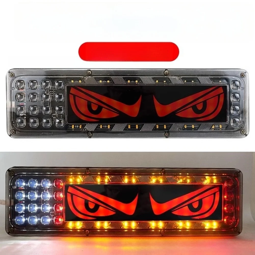 Brake Turn Signal Lamp LED Truck Tail Light For Road Safety Multi-functional Light High Brightness Rust-proof Plating