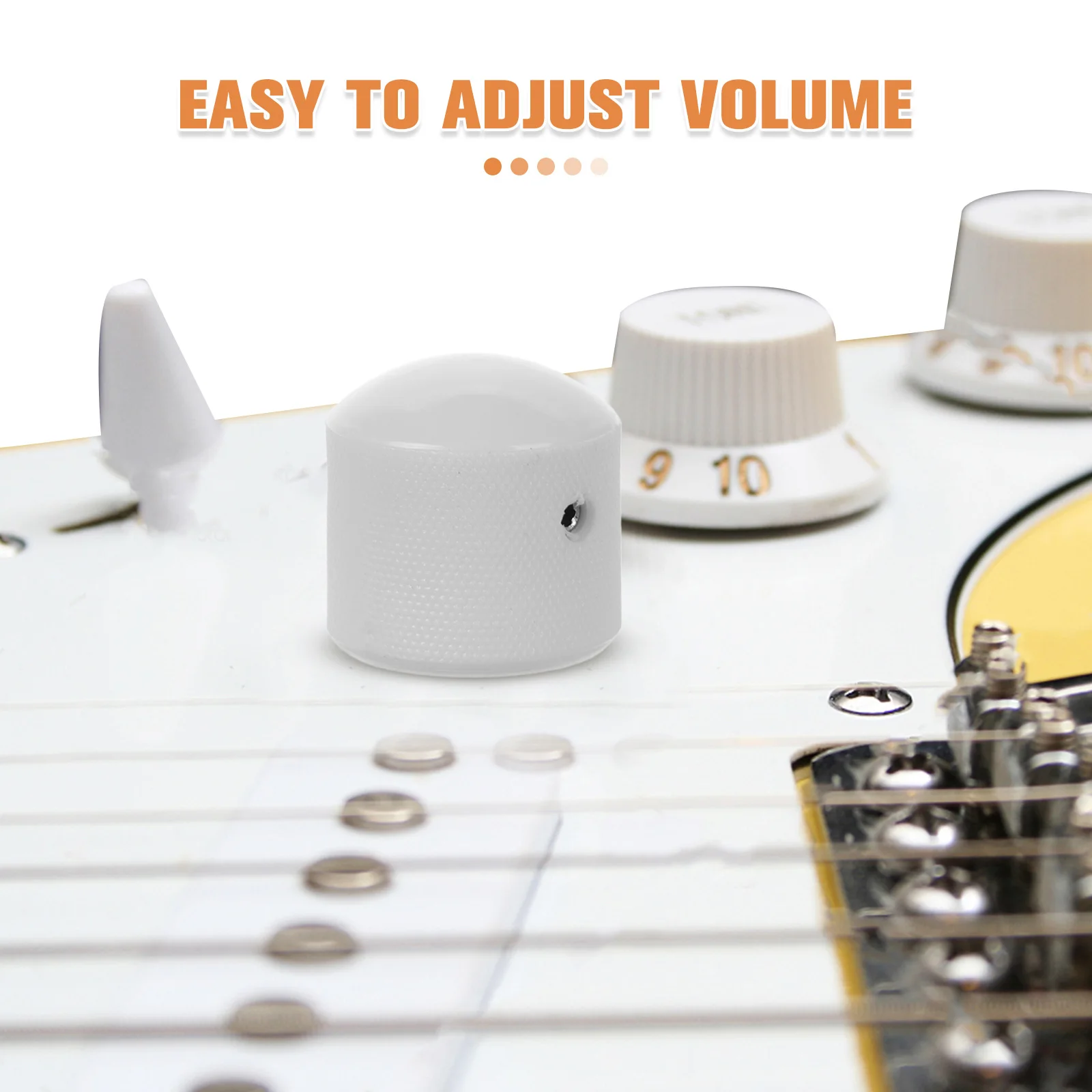 

Volume Buttons Electric Guitar Control Knobs Replacement Tone Accessories Plastic and
