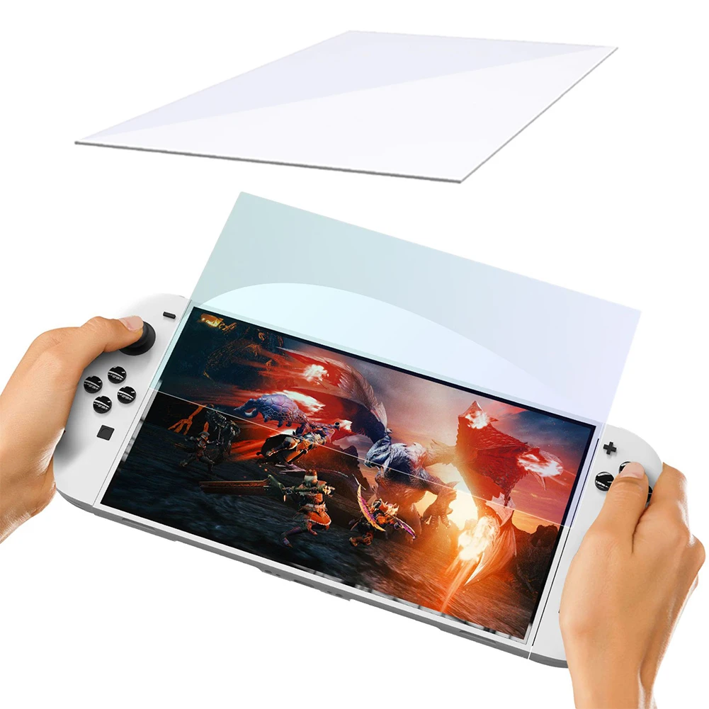 

2 PCS Tempered Glass Screen Protector Films Anti-Scratch Game Console Screen Protector Film Screen Tempered Film for Switch 2