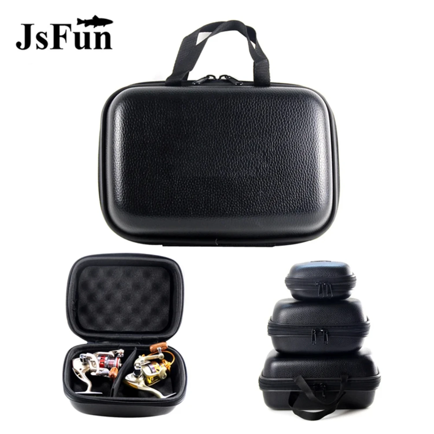 

Fishing Spinning Reel Case Cover Leather Fishing Reel Shockproof Waterproof Fishing Tackle Case PJ199