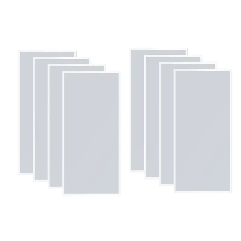 

A76K Adhesive Sand Blast Film Standard 8 Pcs For Sandblast Replacement Cabinet Lens Protector 23 X 11 Inch