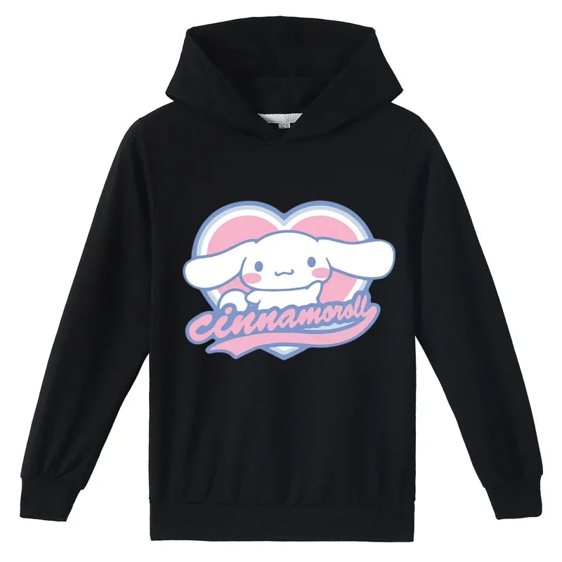 

Big Eared Dog Sanrio Cinnamoroll Cute Children's Hooded Playful Boys Sweet Girls Fashion Loose Warm Soft Autumn Winter Clothes