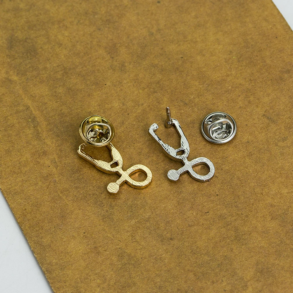 

Vintage Stethoscope Brooch for Nurse Doctor Midwife Medical Student Retro Nurse Pin Alloy Badge Shirt Backpacks Accessories Gift