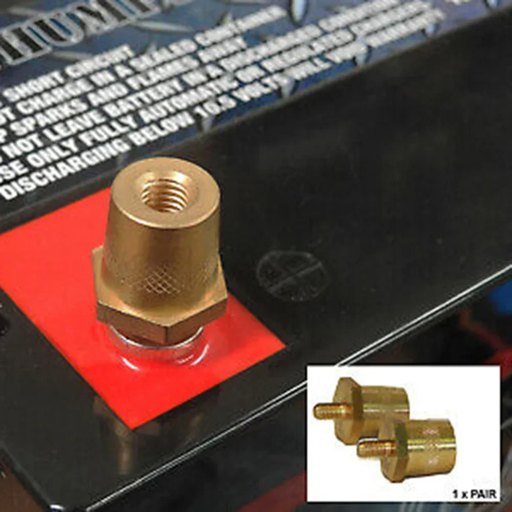 

M8 High Crank Conversion Terminal Posts M8 Power Connection Terminal For Any Deep Cycle Battery With An 8mm Thread