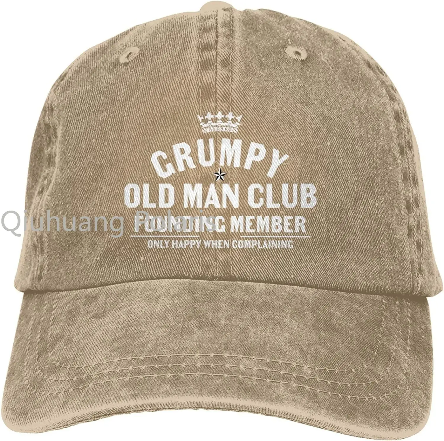 Grumpys-gorra de béisbol para mujer, gorro con estampado de anciano