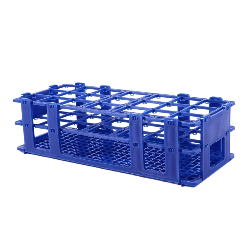 Blue Plastic 21 Holes Box Rack Holder For 50ML Centrifuge Tubes