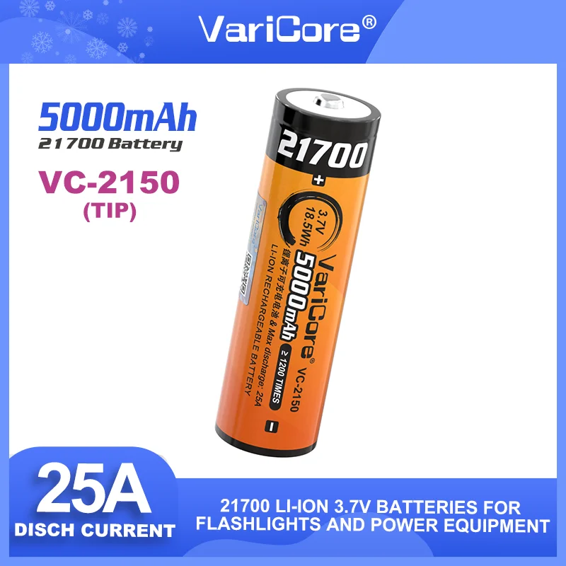 1-20 pz LiitoKala Lii-48S 3.7V 4800mAh 21700 potenza batteria al litio 9.6A 2C scarica per torcia (senza PCB)