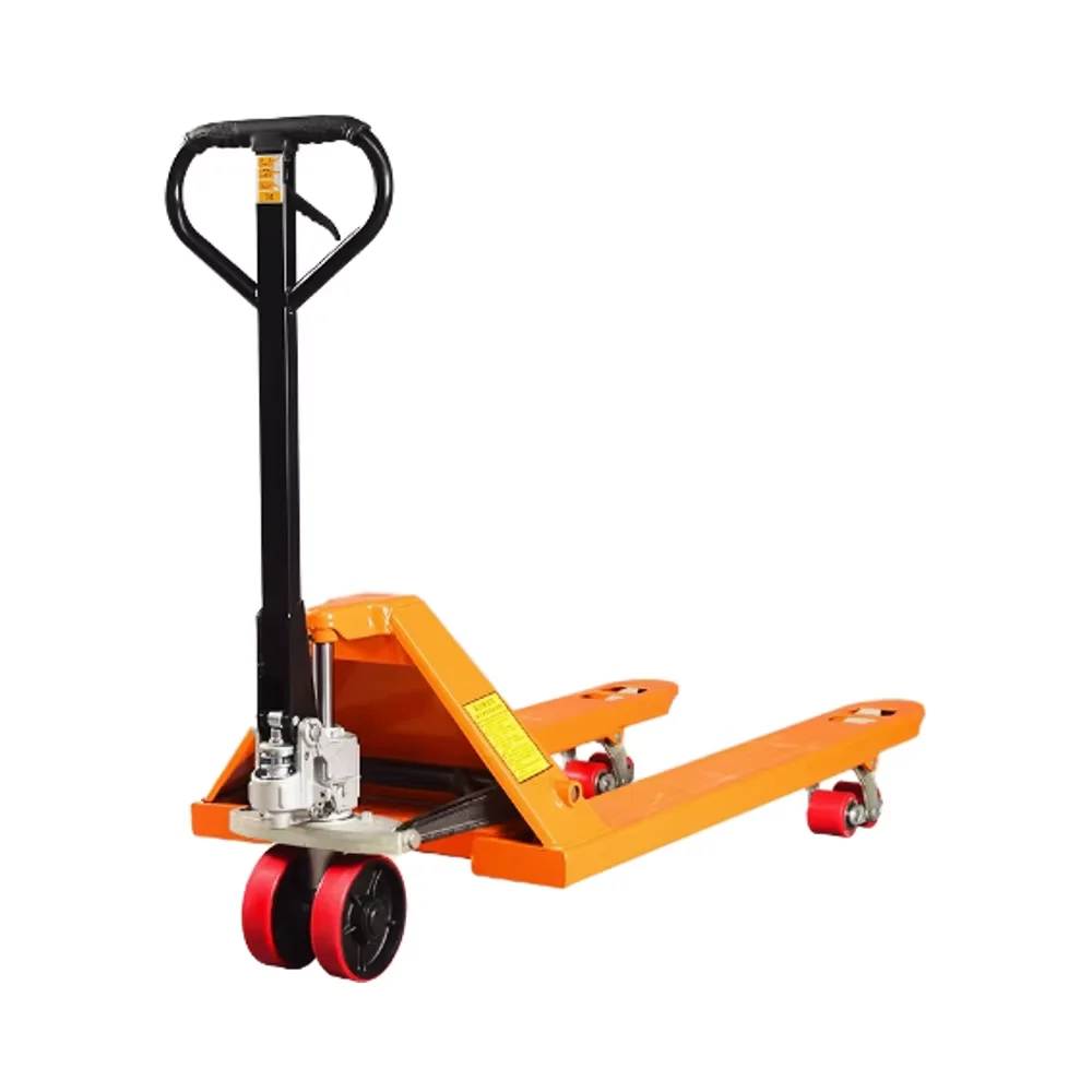 New Condition 2.5 Tons 685mm Manual Cow Hydraulic Pallet Truck Oil Pressure Hand Push Loading Unloading Pump Warehouse Forklift