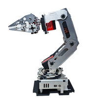 6 DOF Desktop Robotic Arm Kit Programmable Servo Industrial Model with Gripper (DIY)