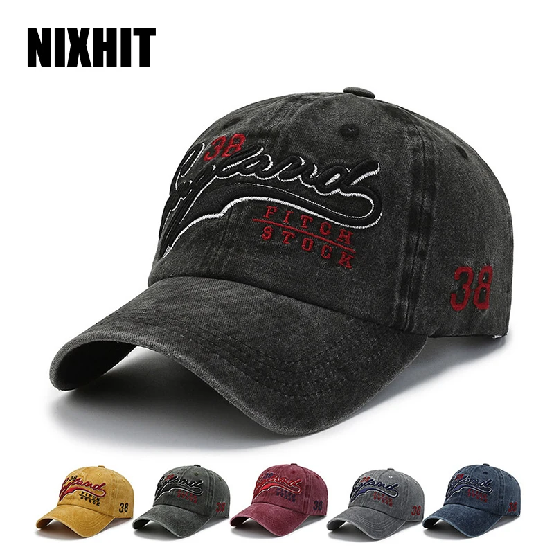 NIXHIT haft Retro miękki wierzch czapka męska czapka damskie do koszykówki z filtrem przeciwsłonecznym Trucker Outdoor Sports triking wspinaczkowa