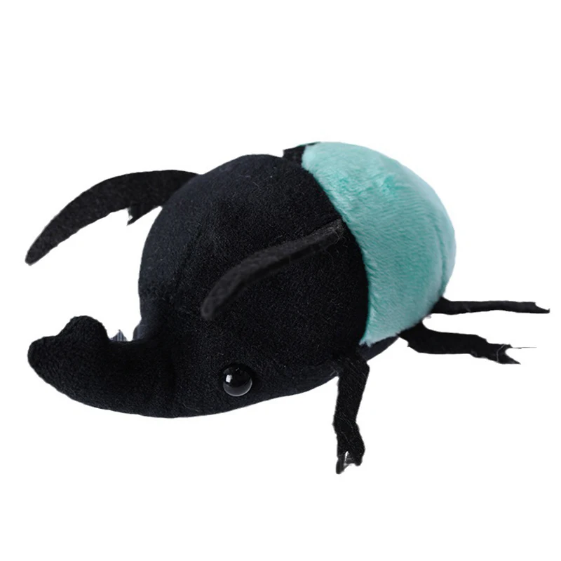 1 unidad de llavero de muñeco de escarabajo de insecto de dibujos animados, llavero de muñeco de peluche, colgante de bolsa de insectos, enviar amigos, regalo de cumpleaños y Navidad