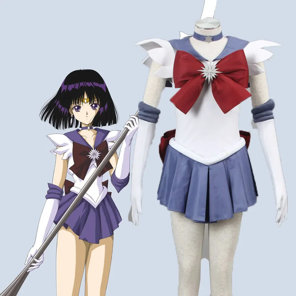 Anime Cosplay Sailor Stars SuperS Sailor Saturn Tomoe Hotaru SuperS Version Of The Battle Suit