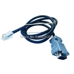 100CM Rj45 Male Connector Wiring FULL Version HD LAN RJ45 Male to Serial DB9 Male Console Cable