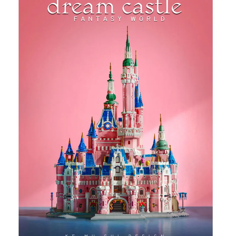 Cinderella princess pink castle model 71040 Building Block Model Toy 9963pcs Christmas Girl Birthday Present