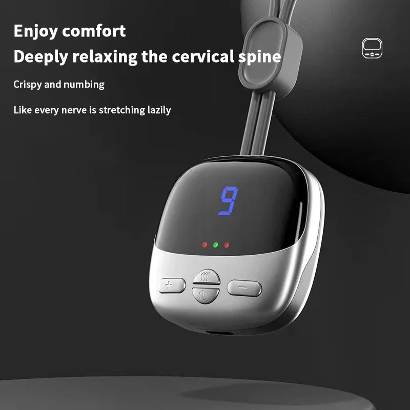 

Neck And Back Shoulder Massager, 2025 New Mini Portable Electric Neck And Back Shoulder Massager Device, With Heat