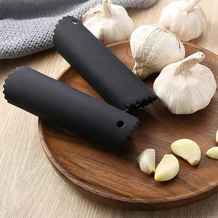 1PC/2PCS household silicone garlic peeler Practical multi-functional garlic peeler tube Creative kitchen garlic peeler gadget