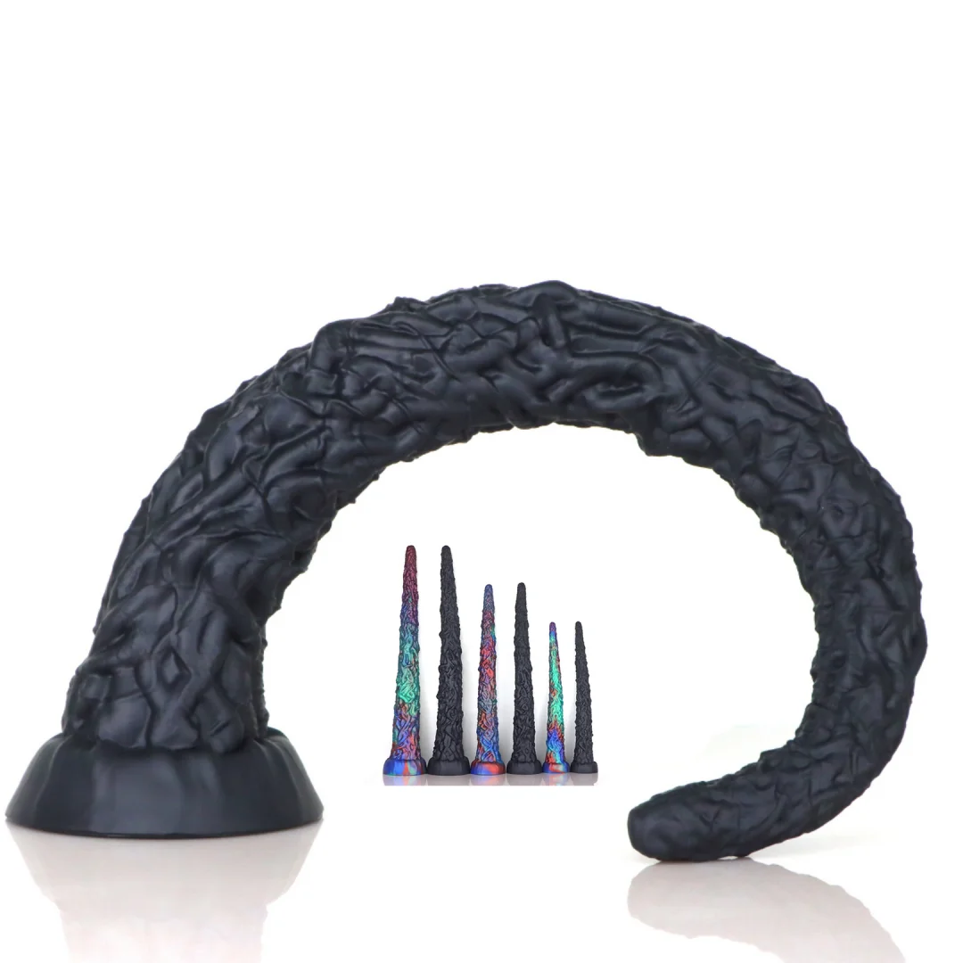 Monster Anal Plug Dildo Adult Sex Toy Soft Silicone Realistic Vine Long Huge Butt Plug Anal Dilator Women Massager Masturbator